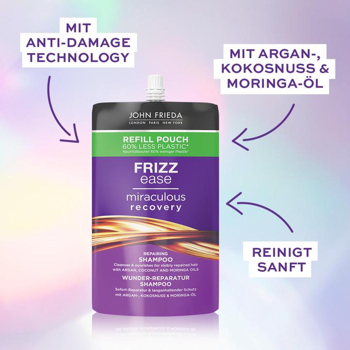 Image du produit John Frieda Frizz Ease réparation miracle (500 ml, Shampoing liquide)