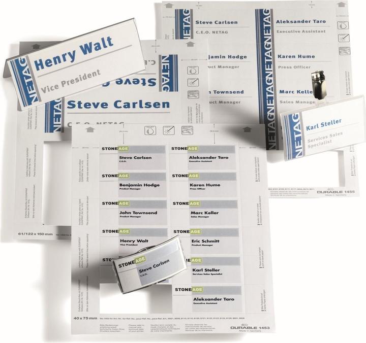 Nutritional values and ingredients Durable Replacement labels