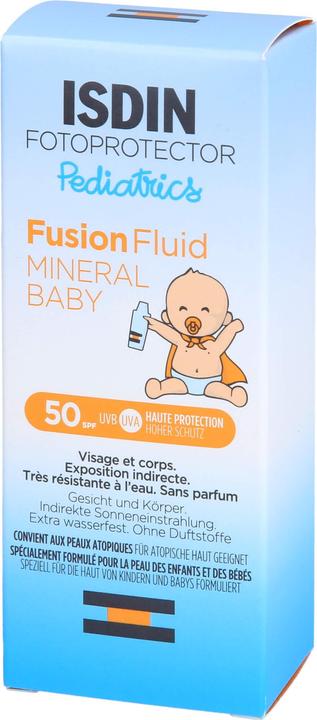 Isdin Photoprotector Pediatrics Mineral Baby 50, 50 ml EMU (Suntan cream, 50 ml)