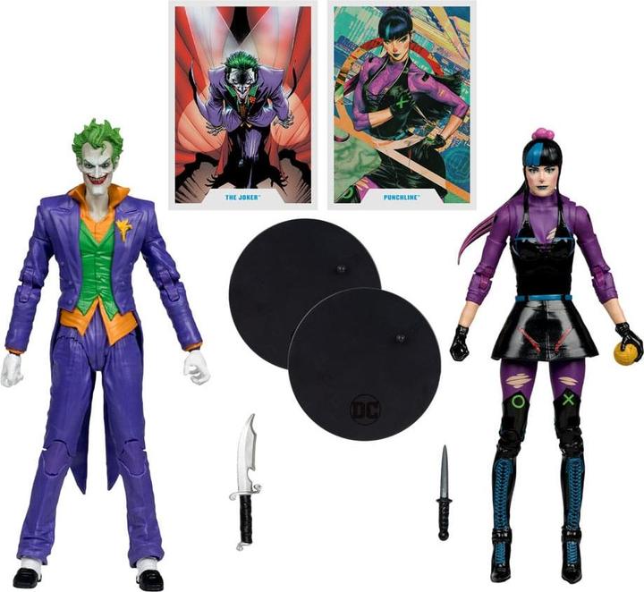 Immagine prodotto McFarlane Figure d'azione del Multiverso DC 2-pack The Joker & Punchline 18 cm