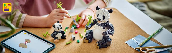 Immagine prodotto LEGO Wilde Tiere: Pandafamilie (31165, LEGO Creator 3-in-1)