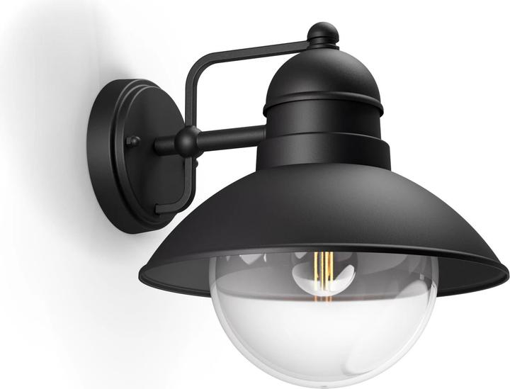 Produktbild Philips myGarden Wandleuchte 17237/30/PN,sw (2520 lm, E27, IP44)
