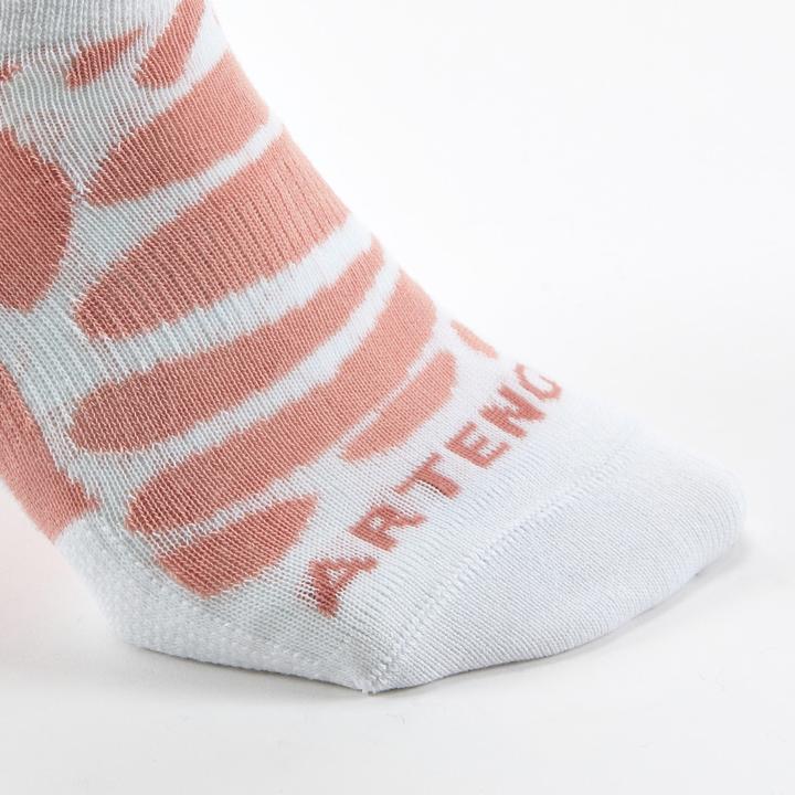 Produktbild Artengo Tennissocken RS160 Low 3er Pack orange/rosa Motive (35, 38)