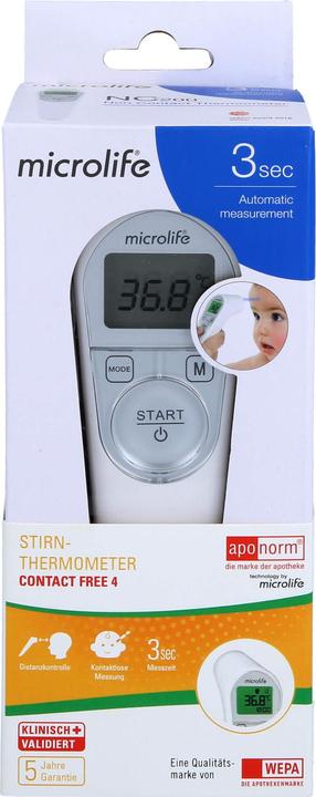 Produktbild Aponorm Fieberthermometer Stirn Contact-Free 4, 1 St (Berührungslos)