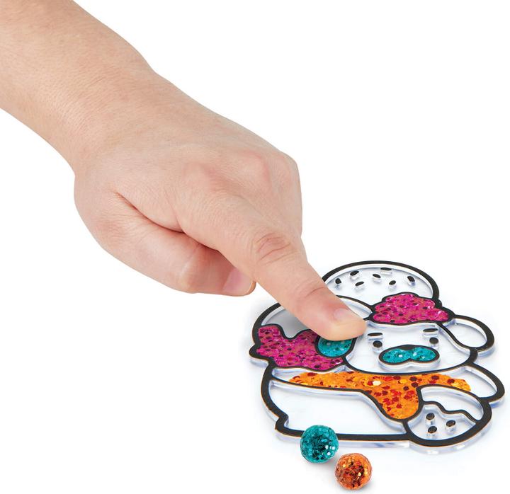 Actual product image Crayola Glitter Dots Keychain