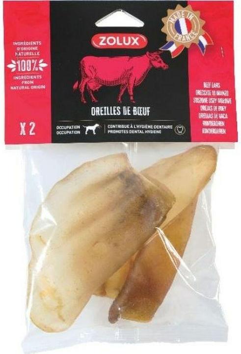 Produktbild Zolux Przysmak nat.dla psa Suszone uszy wołowe 40g (40 g)