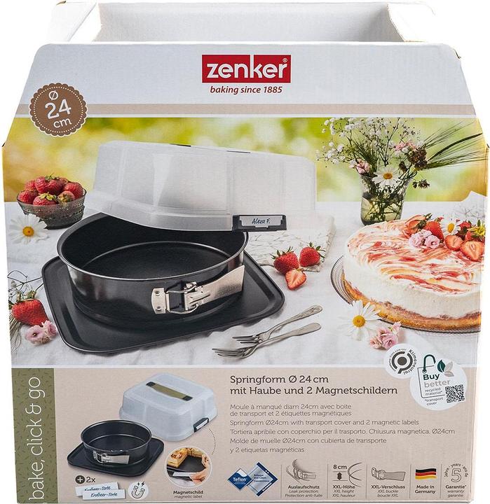 Produktbild Zenker Springform Ø24cm Bake,Click&Go (24 cm)
