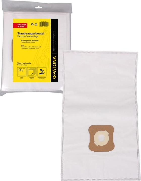 Actual product image Flickbee Non-woven hoover bag for Kirby G1-G10 (10 pcs.)
