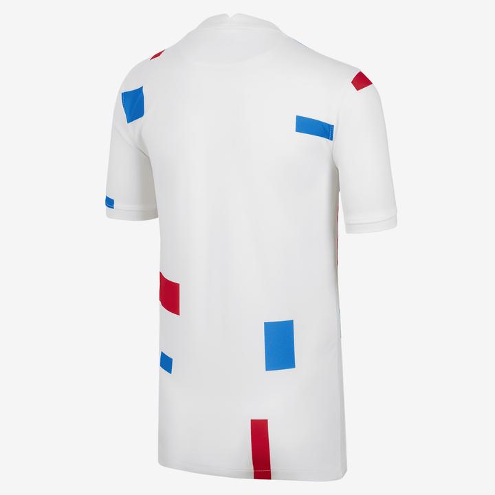 Nike Nederland 2022 Stadium Uit Voetbalshirt voor kids - Wit - Maat XS (XS)