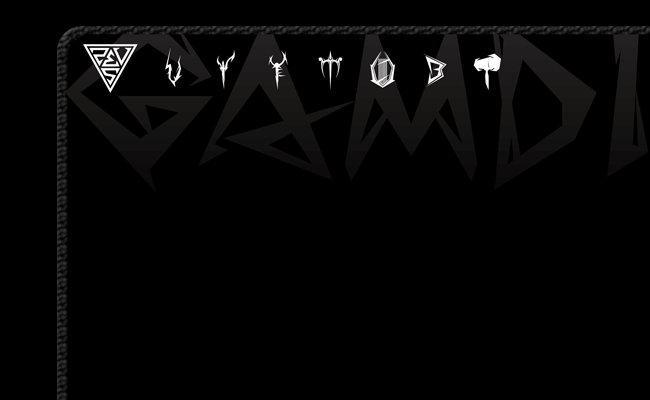 Actual product image Gamdias Mouse pad, GMM2300, Black, Size: 350 x 280 x 4 mm (M)
