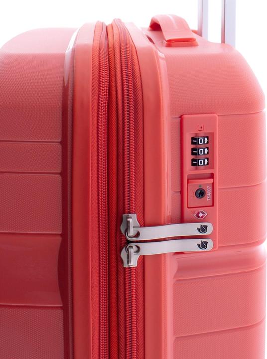 Actual product image Wüsthof 3800 4-wheel cabin trolley 55 cm with stretch fold (36 l, Hand luggage (up to 50 litres))