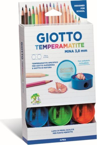 Actual product image Giotto Pencil Sharpener Diameter 3.8 mm 12