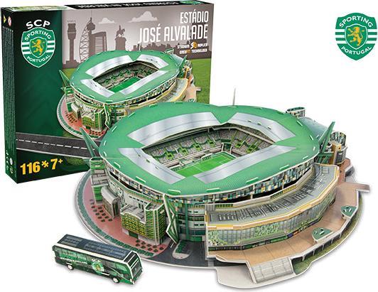 Actual product image Nanostad Sporting Lisboa Estádio José Alvalade Stadium 3D Puzzle (116 pieces)