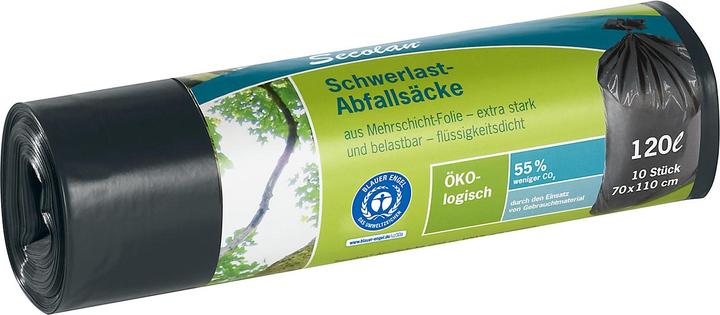 Image du produit Secolan 1x10 sacs à déchets lourds 120 l (1 x, 120 l)