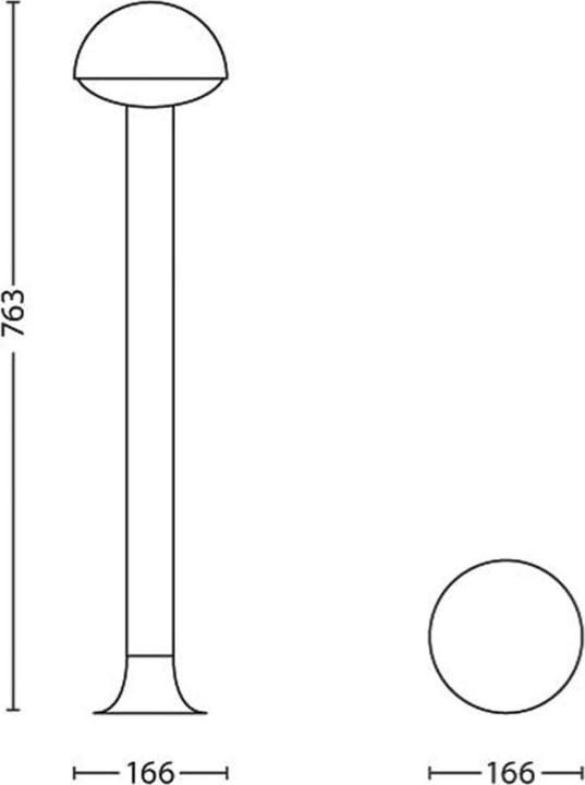 Image du produit Philips Dust (270 lm, E27, IP44)