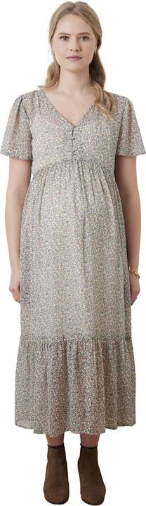 Actual product image Vertbaudet Maxi dress with flounces for pregnancy & breastfeeding (34)