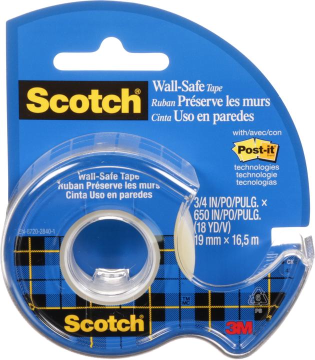 Image du produit Scotch Ruban adhésif Wall-Safe sur distributeur