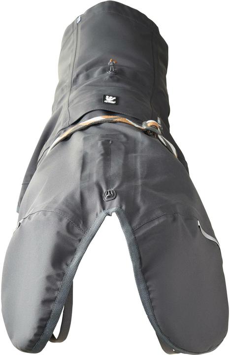 Actual product image Hurtta Mackintosh Mudventure Eco Dark grey, 55 cm (Dog raincoat)