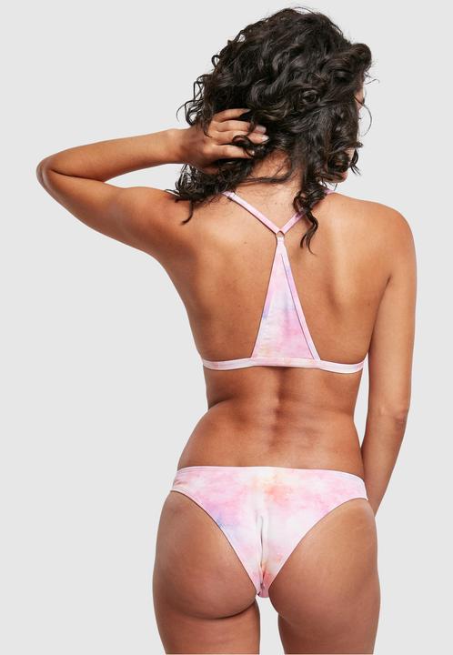 Actual product image Urban Classics Ladies Tie Dye Triangle Back Bikini - 15629 (XL)