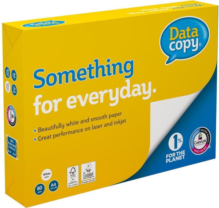 Actual product image Data Copy Copy paper high white (80 g/m², 2500 x, A4)