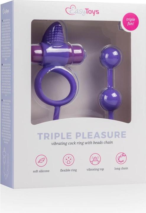 Image du produit Easytoys Triple plaisir (2.50 cm)