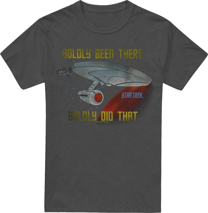 Actual product image Unisex Adult Boldly Did That T-Shirt (L)