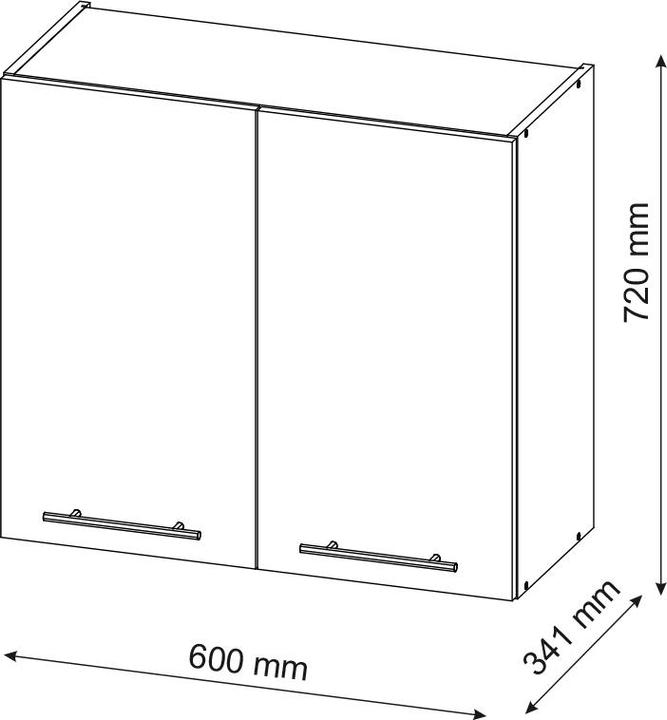 Produktbild Vicco Küchenschränke Fame-Line (60 x 34 x 72 cm)
