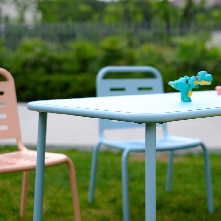 Image du produit Casa.Pro Kindersitzgruppe Etroubles 4-tlg. Stahl Mehrfarbig