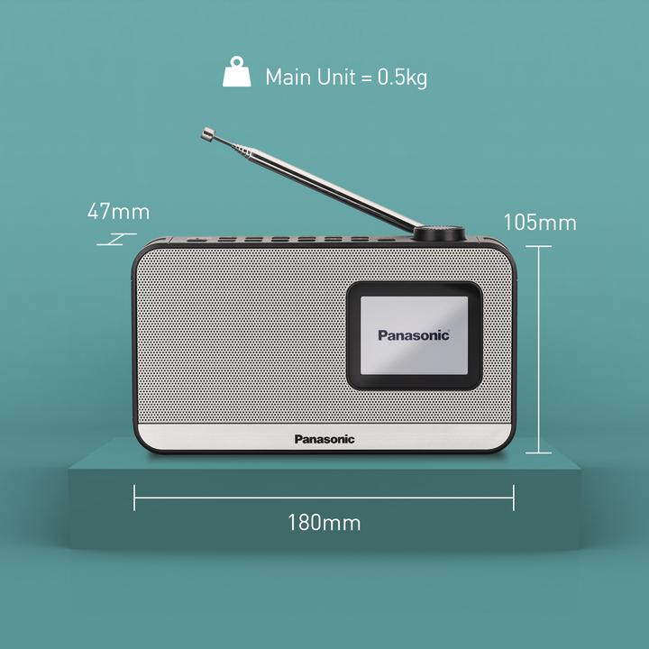 Immagine prodotto Panasonic RF-D15EG-K (DAB, FM, Bluetooth)