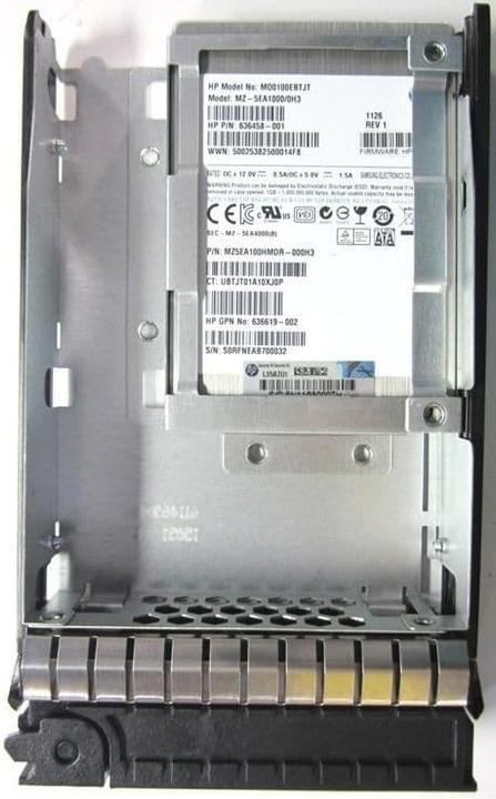 Image du produit HPE SSD 100GB 3.5 inch SATA (100 Go, 3.5")