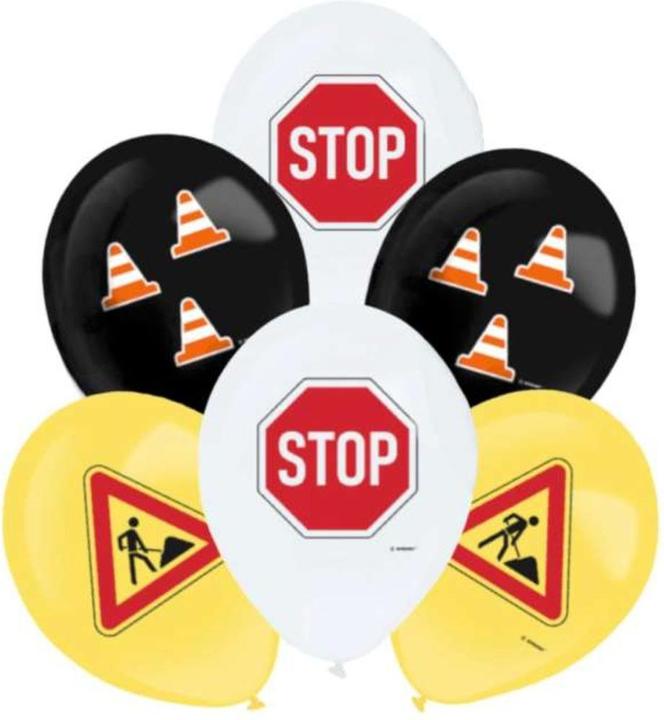 Actual product image Amscan Latex balloons - Construction site (6 x)