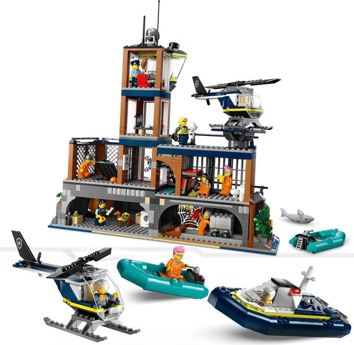 Immagine prodotto LEGO Stazione di polizia sull'isola della prigione (60419, LEGO City)