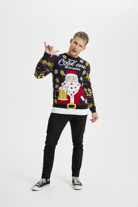 Produktbild Christmas Sweats Have a Cold One With Santa LED (XS)