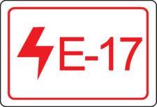 Actual product image Brady Labels for energy sources, electrical area