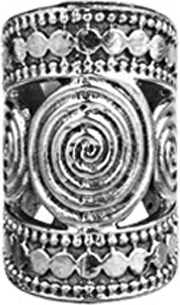 Produktbild Star Piercing Ear Cuff silber drei Spiralen (Messing)
