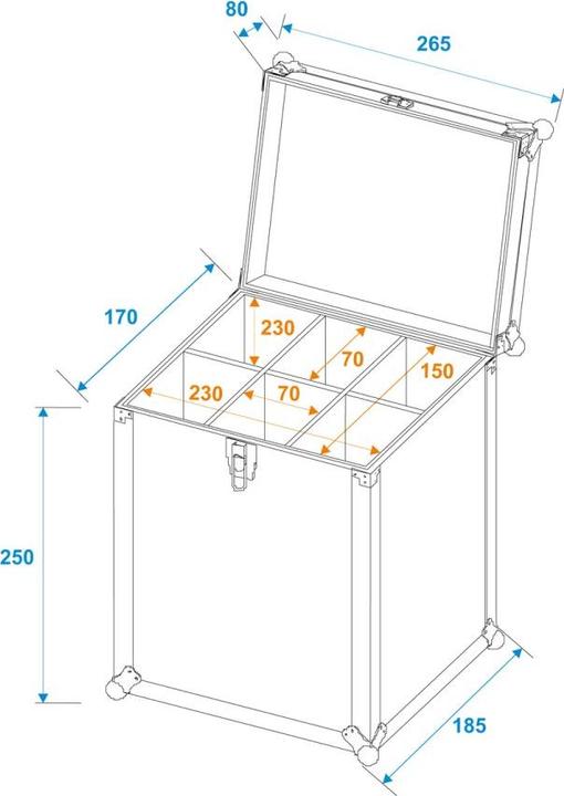 Produktbild Roadinger SXC-2 Sixpack-Case 6x 0,5l Flasche/Dose (Zubehör)