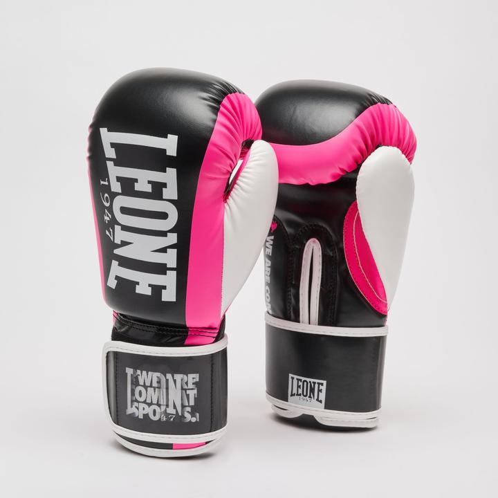 Image du produit Leone Logo Wacs Gants de boxe Rose GN333 (10 OZ)