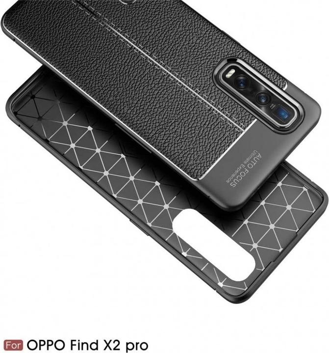 Image du produit Screenguard Oppo Find X2 Pro Housse Leather Design TPU Cover (Oppo Find X2 Pro)