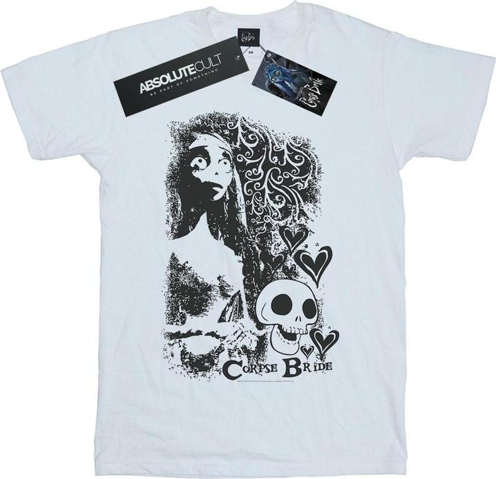 Produktbild Corpse Bride Skull Logo TShirt Mädchen (140, 146)