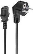 Actual product image Shiverpeaks Type F/C13 1.8m 1.8m Mains plug Type F C13 coupler Black (1.80 m, C13)