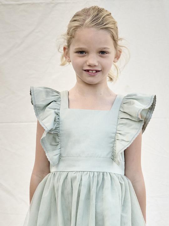Immagine prodotto Vertbaudet Festliches Mädchen Volantkleid, Musselin & Tüll (92)