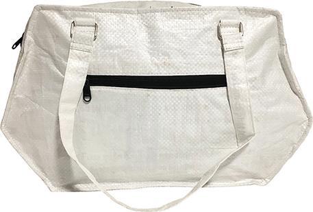 Image du produit Bekos Upcycling - sac à main élégant en sac de riz recyclé Fleur