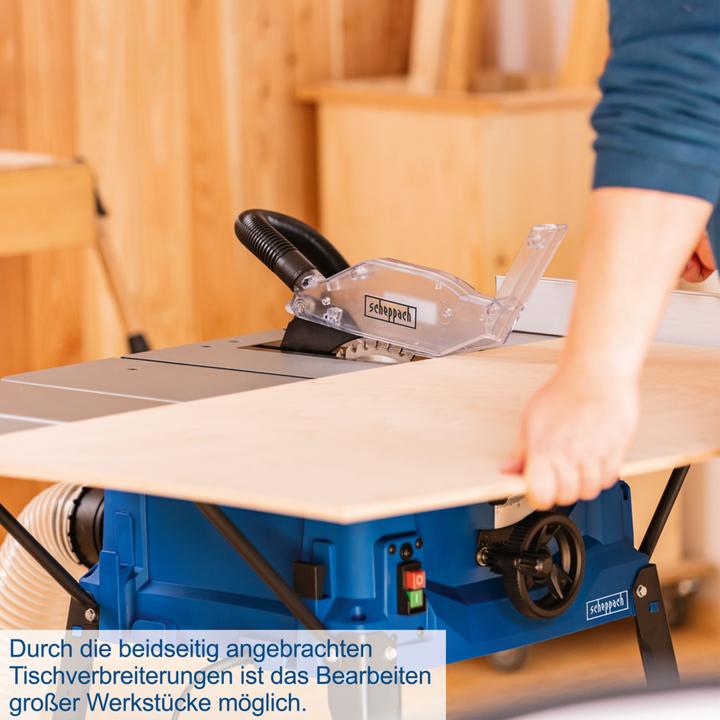 Actual product image Scheppach HS100S Circular table saw 220-240V 50Hz 2000W - 250mm