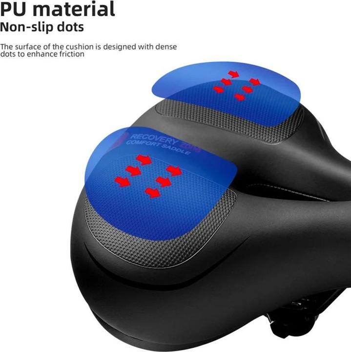 Immagine prodotto Rockbros Sella per bicicletta AQ-6090R - nera e rossa