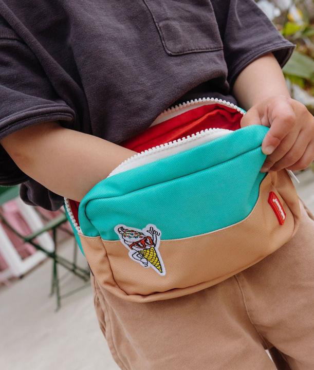 Image du produit Hello Hossy Mini sac banane Gelato - Bleu / Beige