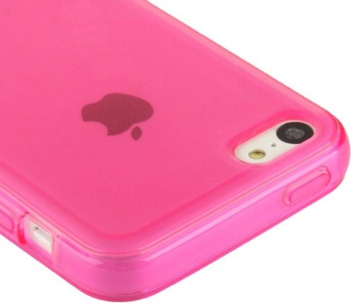 Produktbild König Design Schutzhülle TPU Case für Handy Apple iPhone 5C Pink (Apple iPhone 5c)