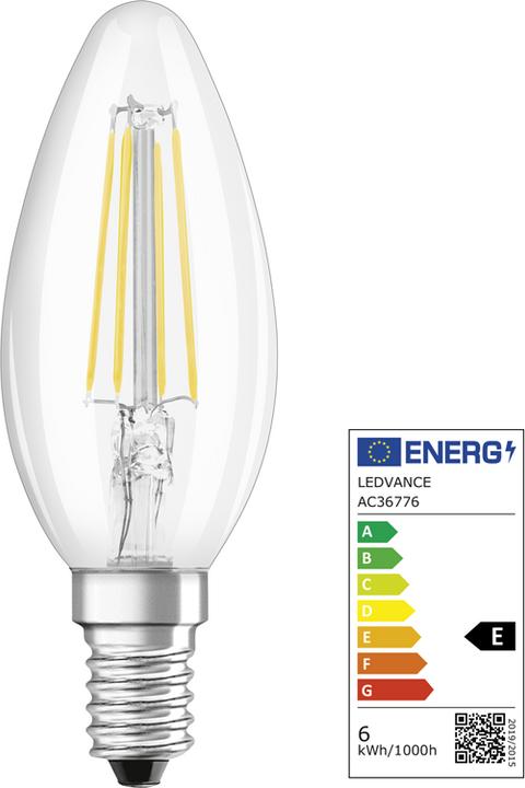 Actual product image Osram LED Retrofit Classic (E14, 5.50 W, 806 lm, 6 x, D)
