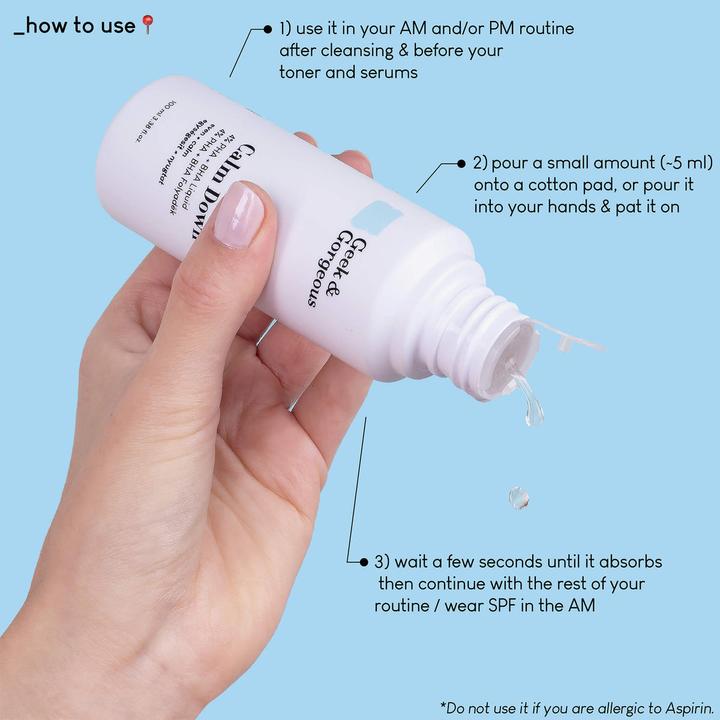 Actual product image Geek & Gorgeous Calm down (Exfoliation, 30 ml)