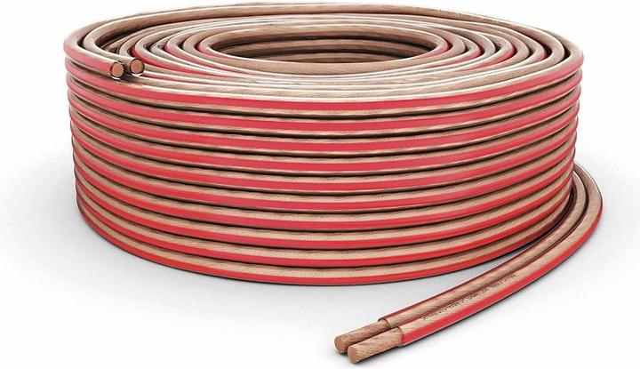 Actual product image Purelink Speaker cable, 2x1.5 mm², 10 m, transparent, OFC (10 m, 1.50 mm²)