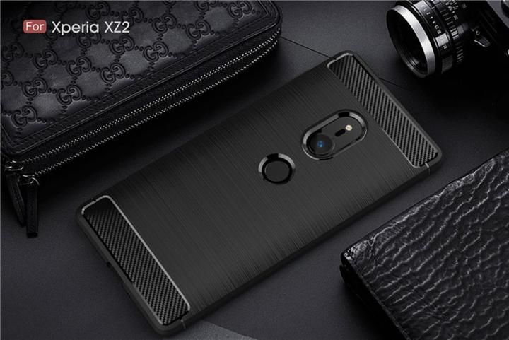 Immagine prodotto Screenguard Sony Xperia XZ2 Cover Carbon Brushed Soft TPU (Sony Xperia XZ2)
